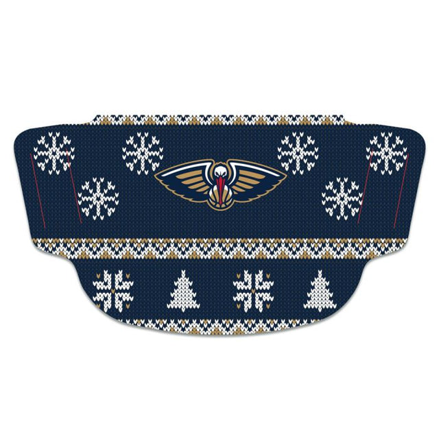 Máscaras para fanáticos de los New Orleans Pelicans / Ugly Sweater Ugly Sweater