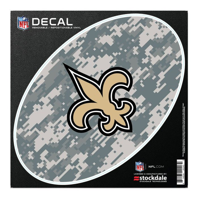New Orleans Saints CAMO All Surface Decal 6" x 6"