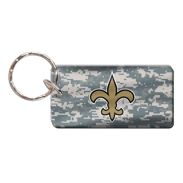 New Orleans Saints CAMO Keychain Rectangle