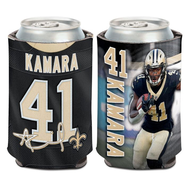 New Orleans Saints Can Cooler 12 oz. Alvin Kamara