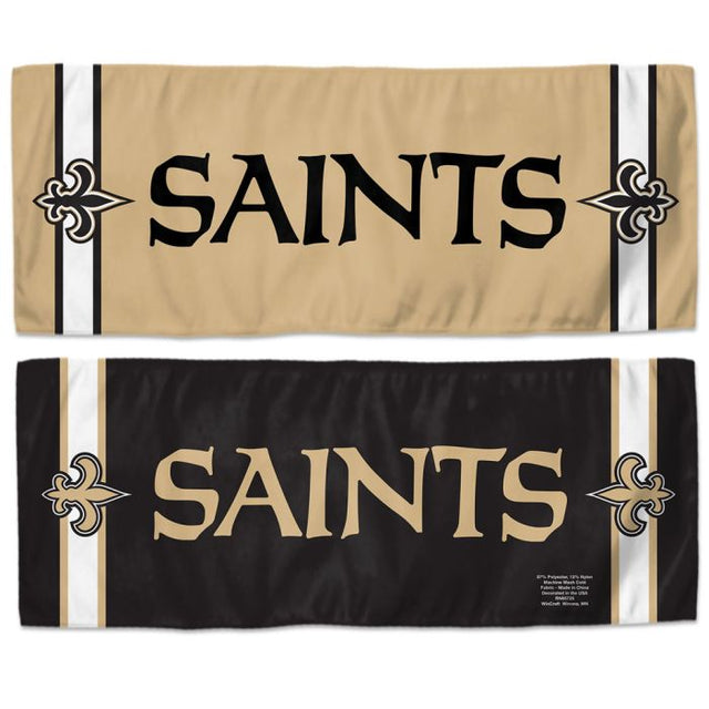 Toalla refrescante de los New Orleans Saints de 30 x 76 cm