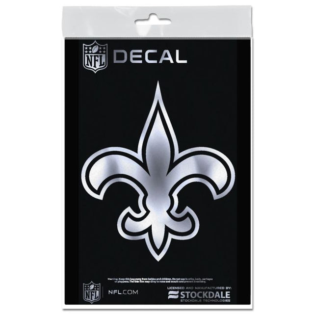 New Orleans Saints Decal Metallic 3" x 5"