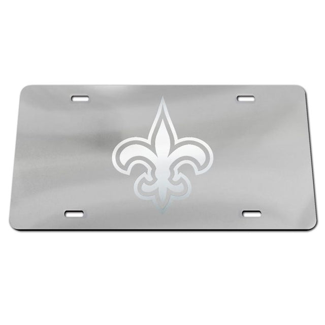 Matrículas clásicas de acrílico esmerilado de los New Orleans Saints