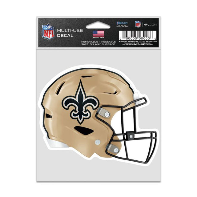 New Orleans Saints Helmet Fan Decals 3.75" x 5"