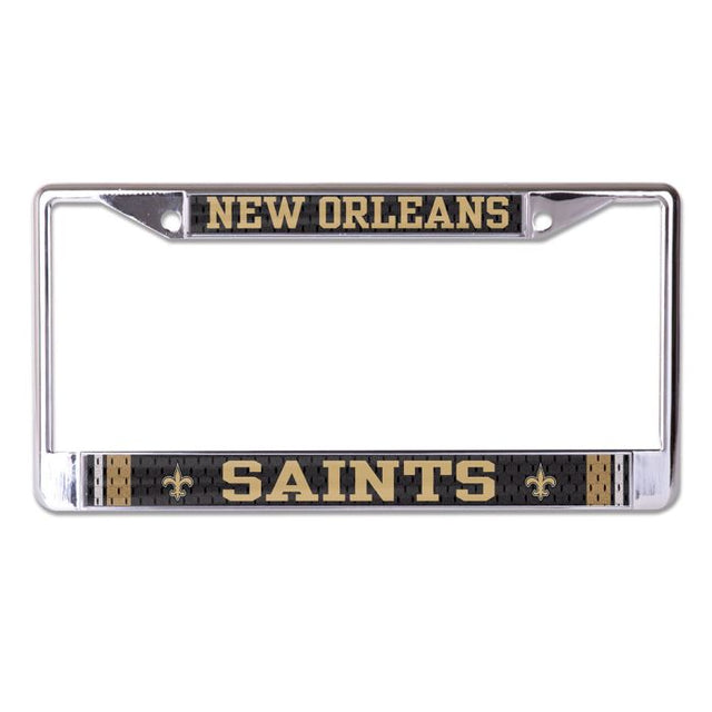 New Orleans Saints JERSEY Lic Plt Frame S/L Printed