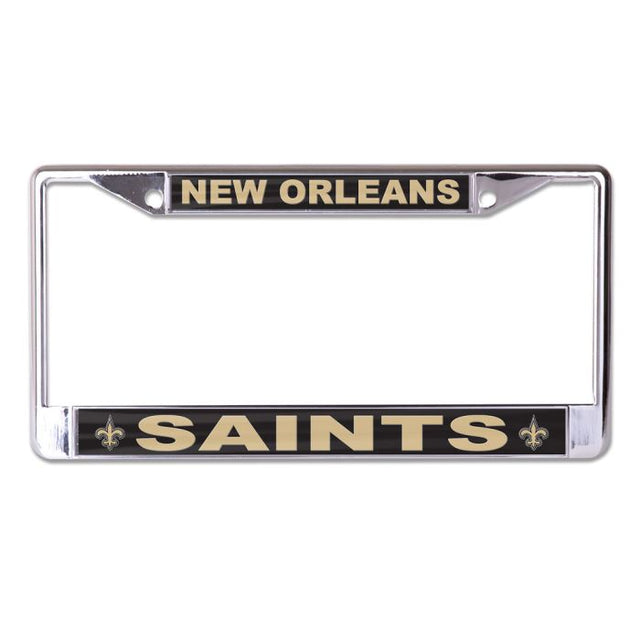 New Orleans Saints Lic Plt Frame S/L Printed
