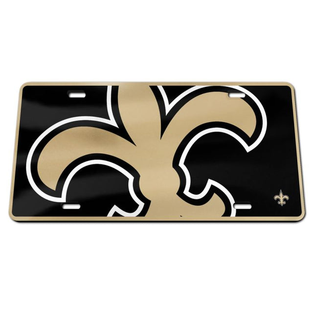New Orleans Saints MEGA Specialty Acrylic License Plate