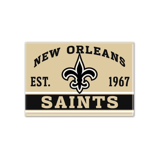 New Orleans Saints Metal Magnet 2.5" x 3.5"