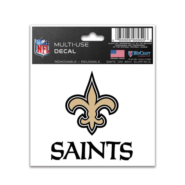 New Orleans Saints Multi-Use Decal 3" x 4"