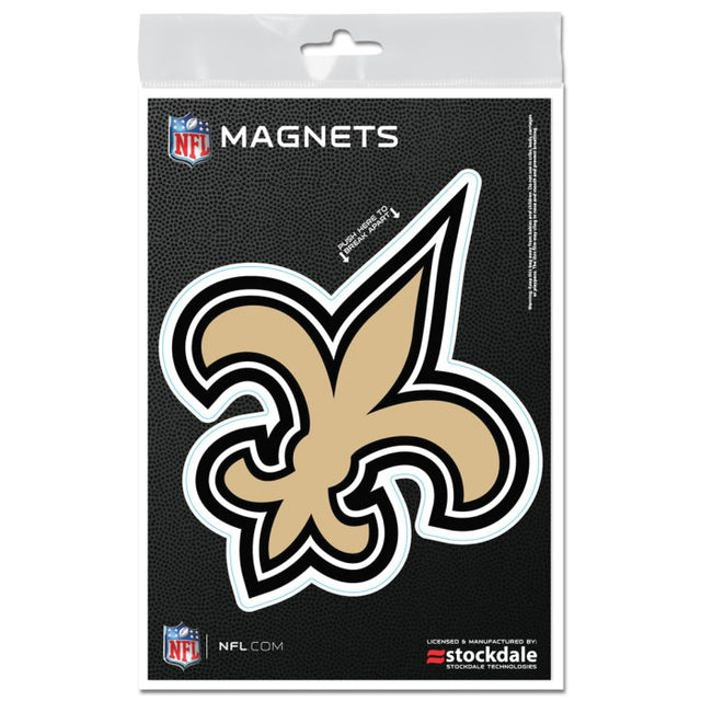 Imanes para exteriores de los New Orleans Saints de 3" x 5"