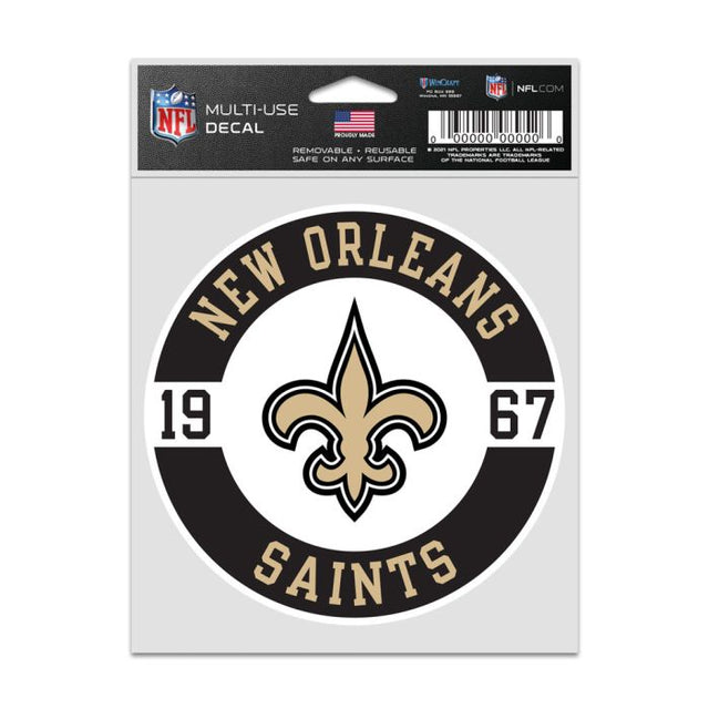 New Orleans Saints Patch Fan Decals 3.75" x 5"