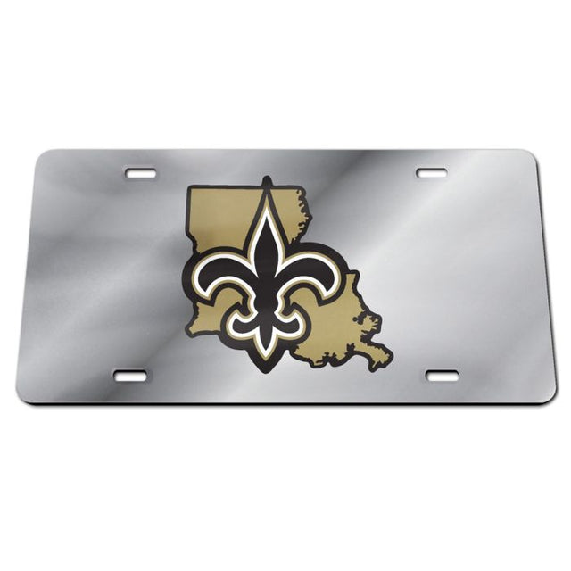 Matrícula de acrílico especial STATE de los New Orleans Saints