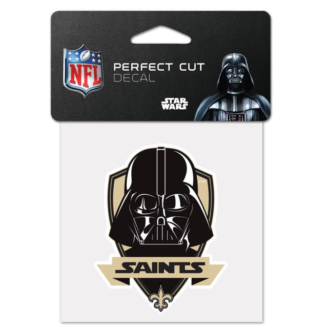 New Orleans Saints / Star Wars Darth Vader Perfect Cut Color Decal 4" x 4"