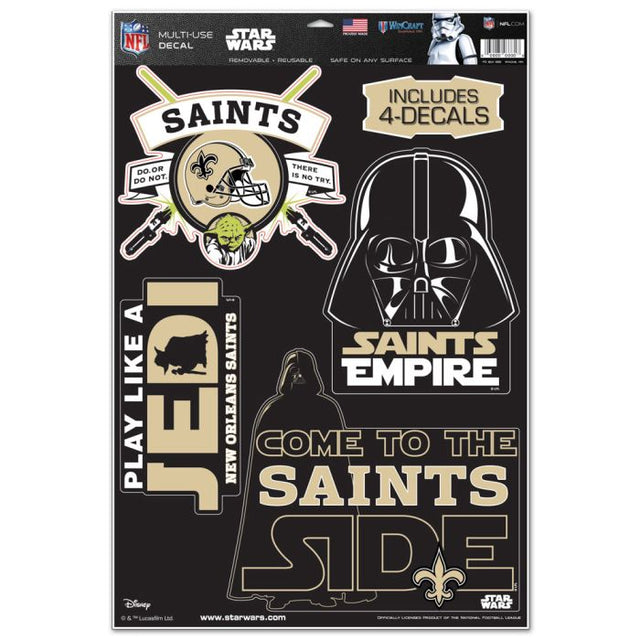 New Orleans Saints / Star Wars Star Wars Multi-Use Decal 11" x 17"