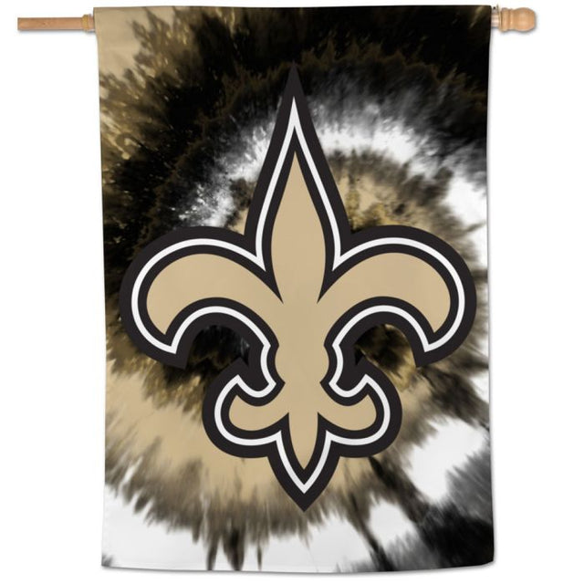 New Orleans Saints Tie Dye Vertical Flag 28" x 40"