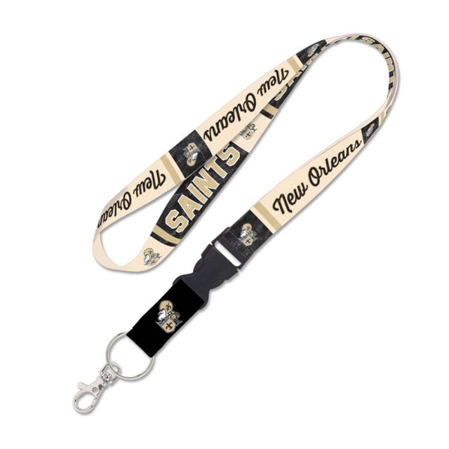 New Orleans Saints VINTAGE Lanyard w/detachable buckle 1"