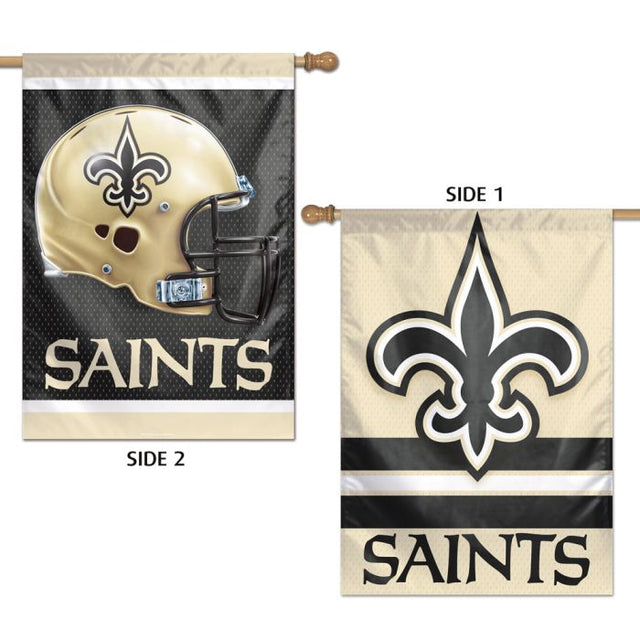 New Orleans Saints Vertical Flag 2 Sided 28" x 40"