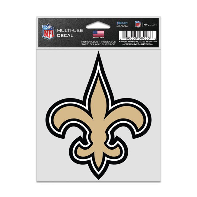 New Orleans Saints logo Fan Decals 3.75" x 5"