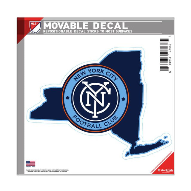 New York City FC All Surface Decal 6" x 6"