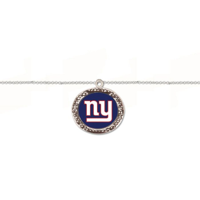 New York Giants Bracelet w/Charm Jewelry Carded