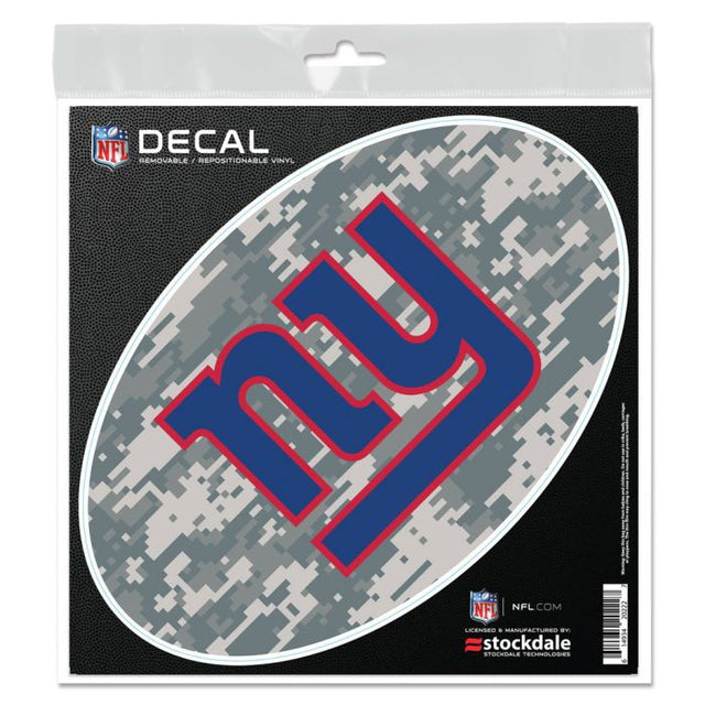 New York Giants CAMO All Surface Decal 6" x 6"