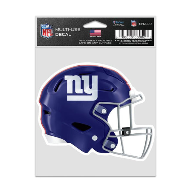 New York Giants Helmet Fan Decals 3.75" x 5"