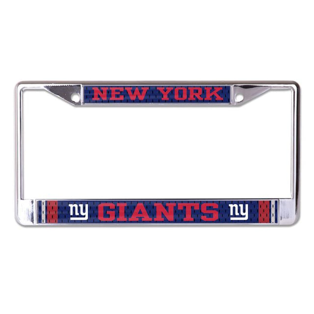 Camiseta de los New York Giants con licencia para imprimir en marco de talla S/L