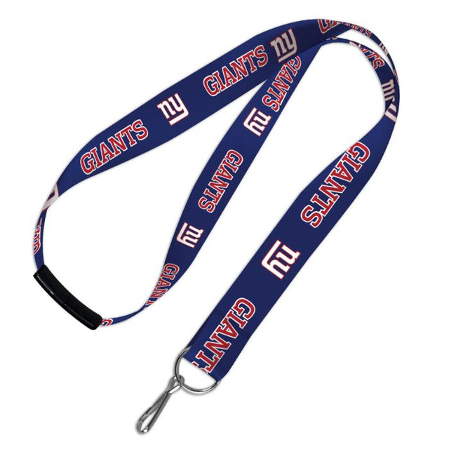 Cordones de los New York Giants con cierre de seguridad de 1"