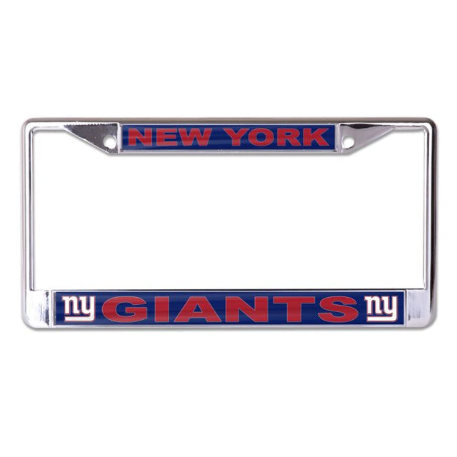 New York Giants Lic Plt Frame S/L Printed