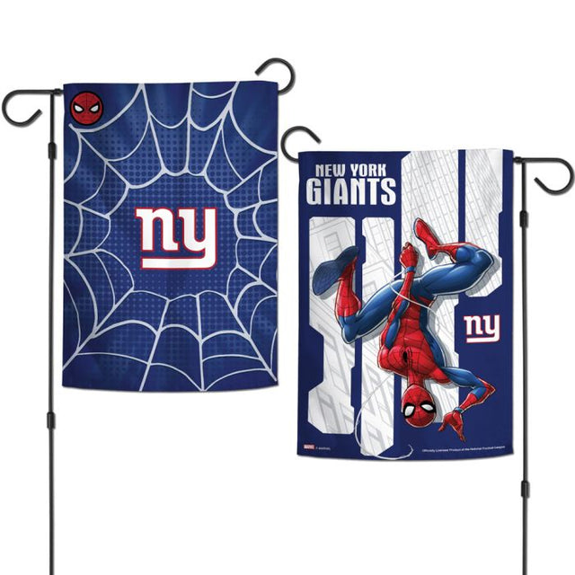 Banderas de jardín de Marvel de los New York Giants/Marvel (C) 2021, de 2 lados, 12,5" x 18"