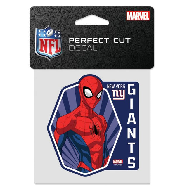 Calcomanía de color de corte perfecto de Marvel de los New York Giants/Marvel (C) 2021 de 4" x 4"
