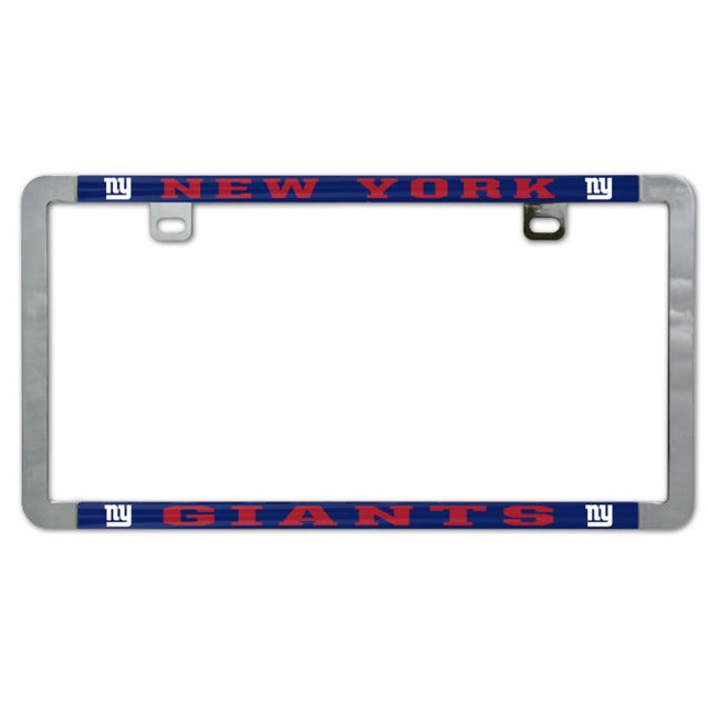 New York Giants Metal Lic. Plate Frame Slim