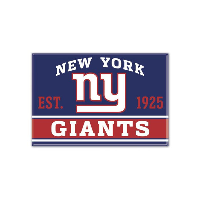 New York Giants Metal Magnet 2.5" x 3.5"