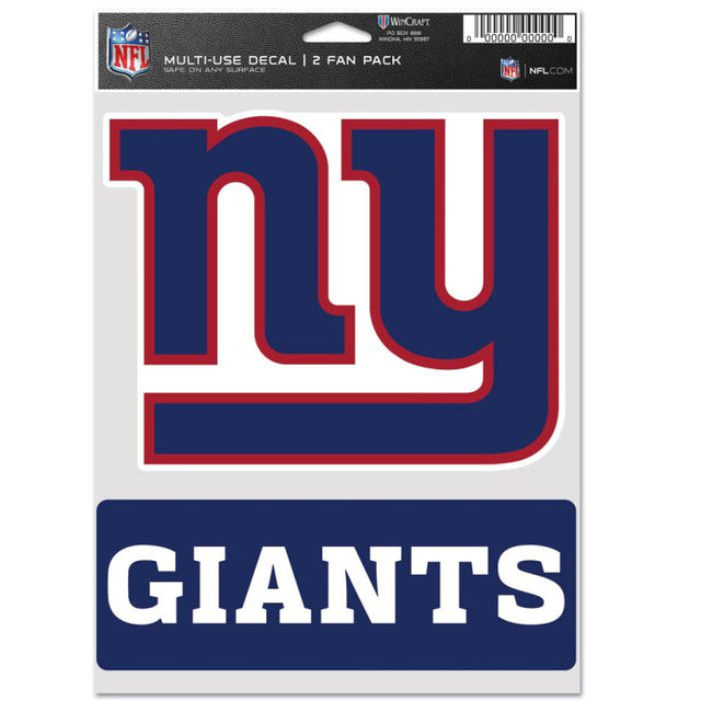 New York Giants Multi Use 2 Fan Pack