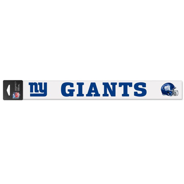 New York Giants Perfect Cut Decals 2" x 17"