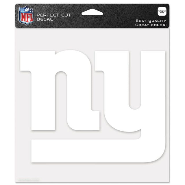 New York Giants Perfect Cut Decals 8" x 8"