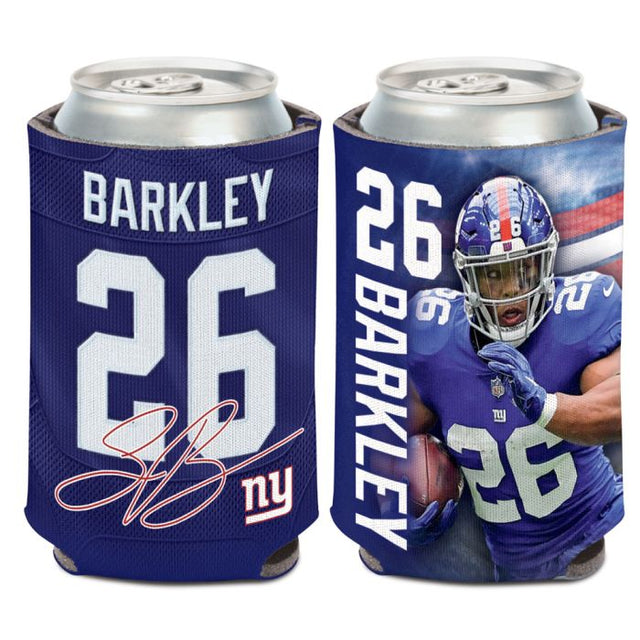 New York Giants Photo Can Cooler 12 oz. Saquon Barkley