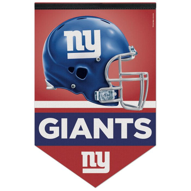 New York Giants Premium Felt Banner 17" x 26"