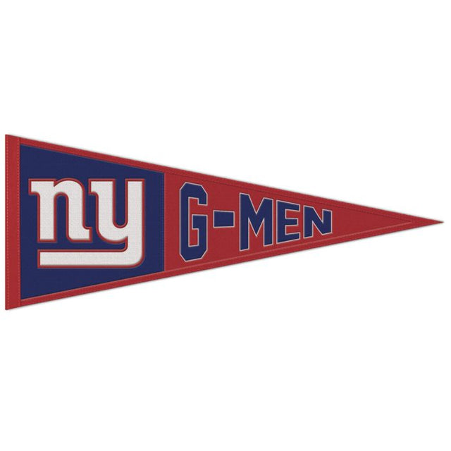 New York Giants Slogan Wool Pennant 13" x 32"