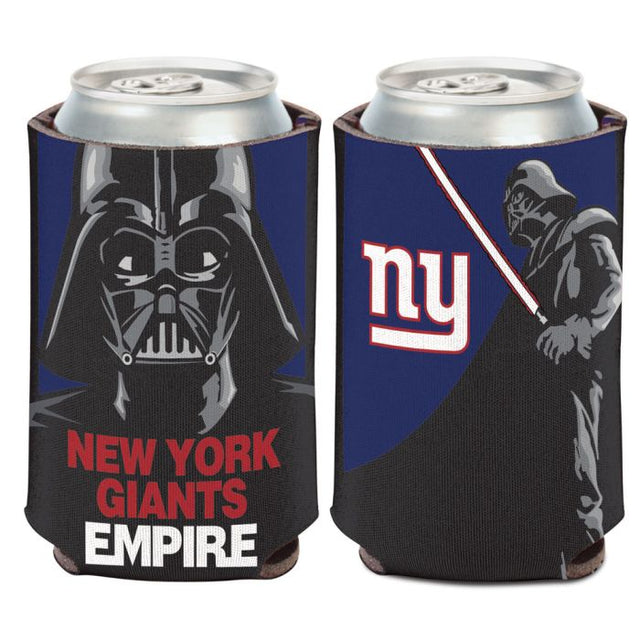 Enfriador de lata de 12 oz de New York Giants / Star Wars Darth Vader.