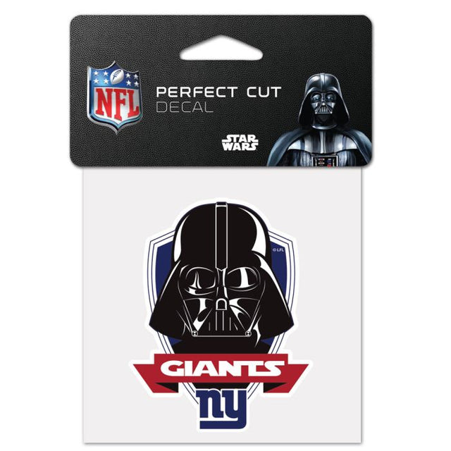 New York Giants / Star Wars Darth Vader Perfect Cut Color Decal 4" x 4"