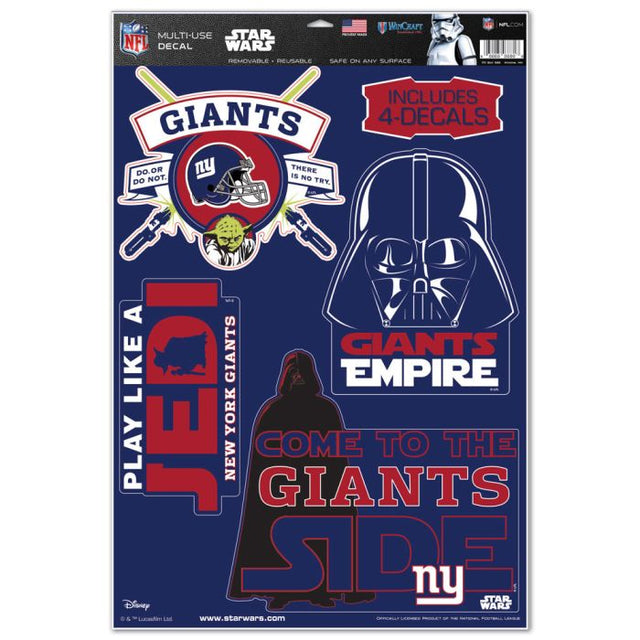 New York Giants / Star Wars Star Wars Multi-Use Decal 11" x 17"
