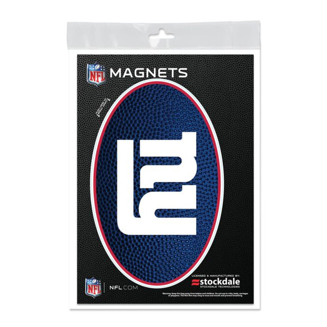 Imanes para exteriores TEAMBALL de los New York Giants de 5" x 7"