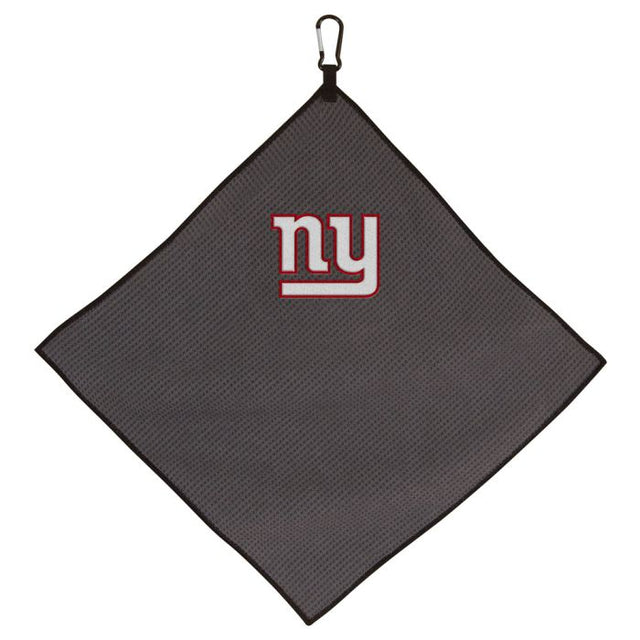 Toalla de microfibra gris de los New York Giants, 15 x 15 pulgadas