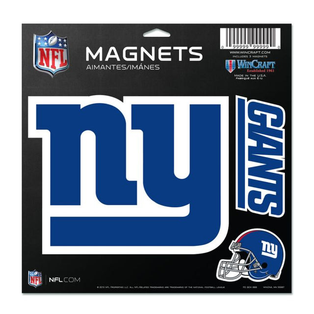 Imán de vinilo de los New York Giants de 11" x 11"