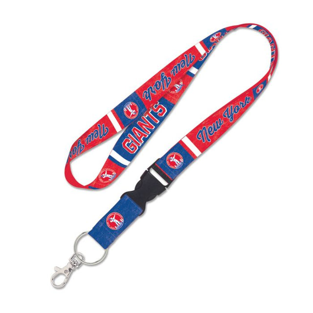 New York Giants retro Lanyard w/detachable buckle 1"