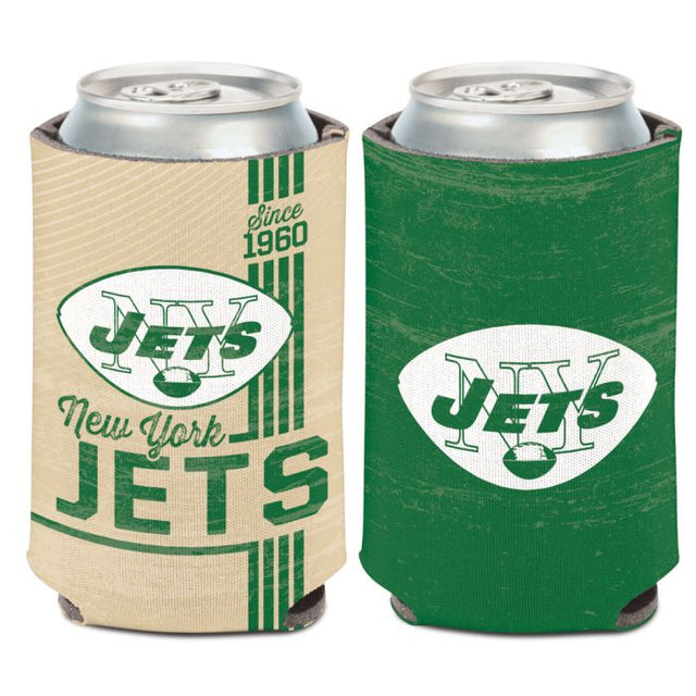 New York Jets / Classic Logo Vintage Can Cooler 12 oz.