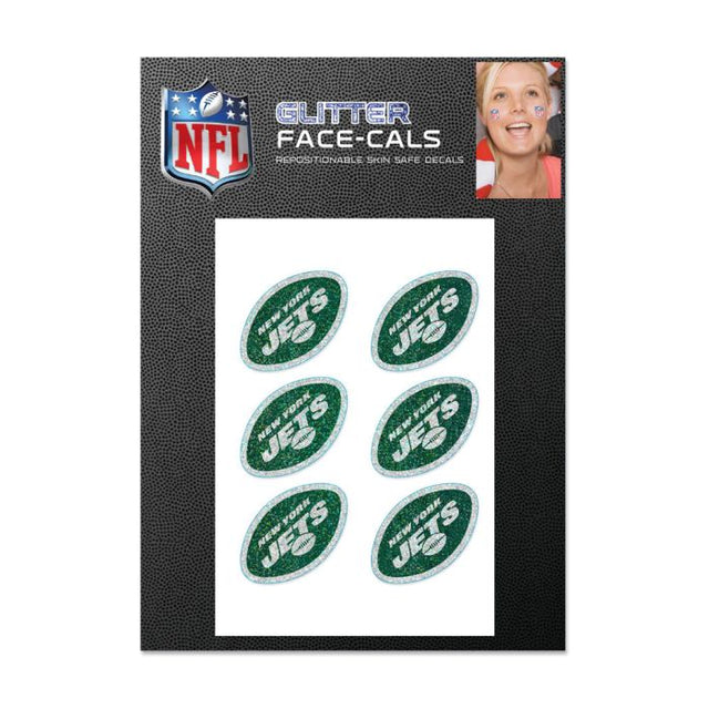 New York Jets Glitter Tattoo 6 Pack