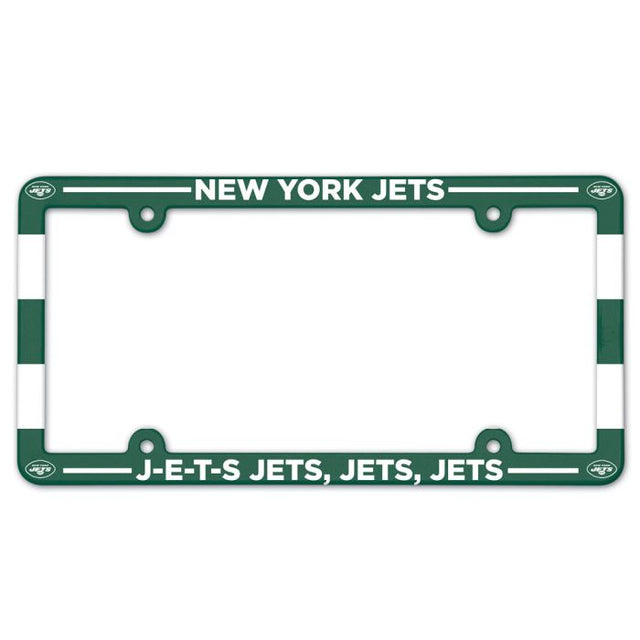 New York Jets Lic Plate Frame Full Color