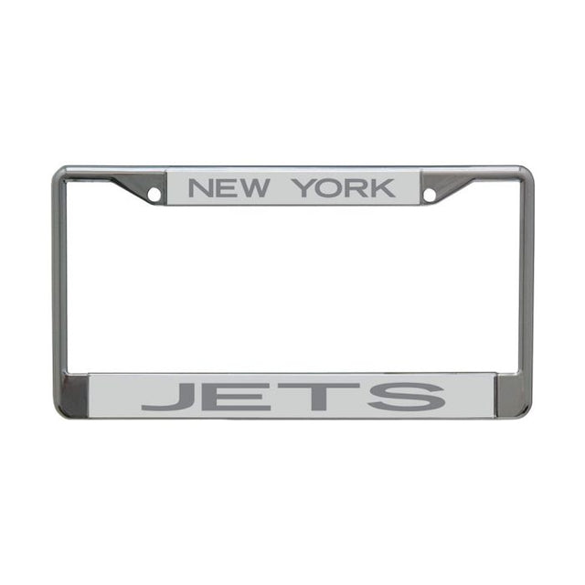New York Jets Lic Plt Frame S/L Printed